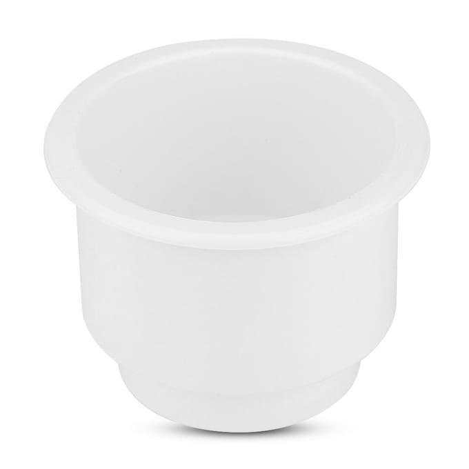 Marine RV Boot Jacht Plastic Drankbeker Fles Blikhouder Met Inzet Afvoergaatje Universeel Wit wit
