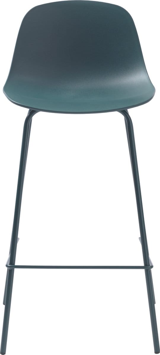 Barstoel Whitby - Petrol - barstoelen set van 2