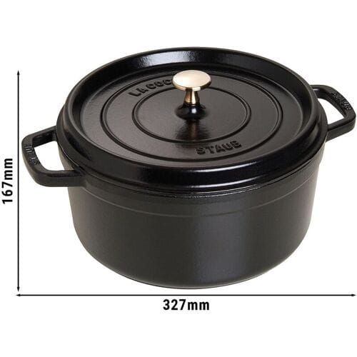 STAUB LA COCOTTE - Kookpot - Ø 260mm - Gietijzer - Zwart