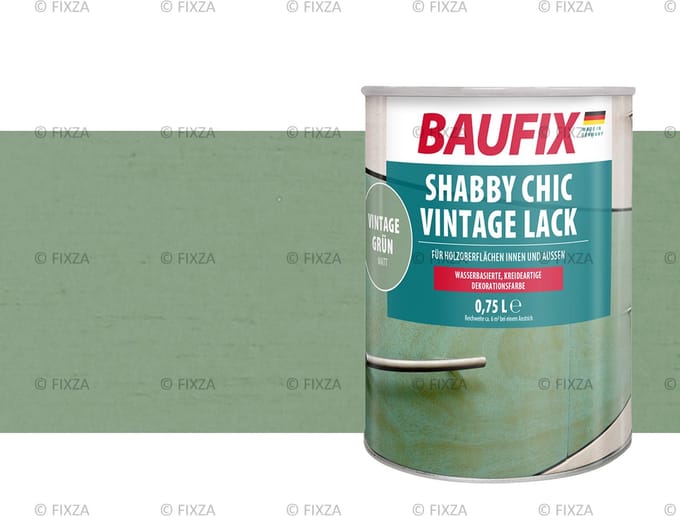 BAUFIX Shabby Chic Vintage lak oud groen 0,75 Liter