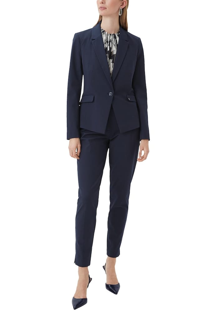 Getailleerde Blazer in Viscose Mix Dames COMMA