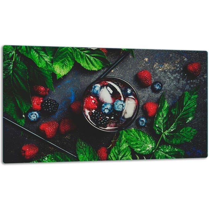 TMK ArtDeko - Snijplank - Glas - 52x30cm - Kleurrijk Ontwerp