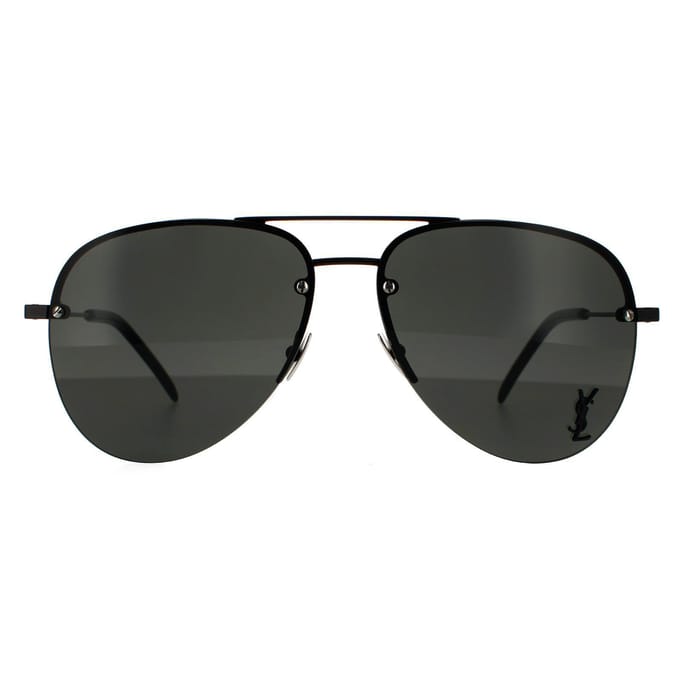Saint Laurent zonnebril SL Classic 11 m 001 zwart grijs