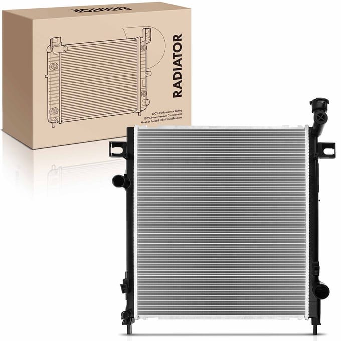 Frankberg 1x radiator waterkoeler motorkoeler voor Jeep