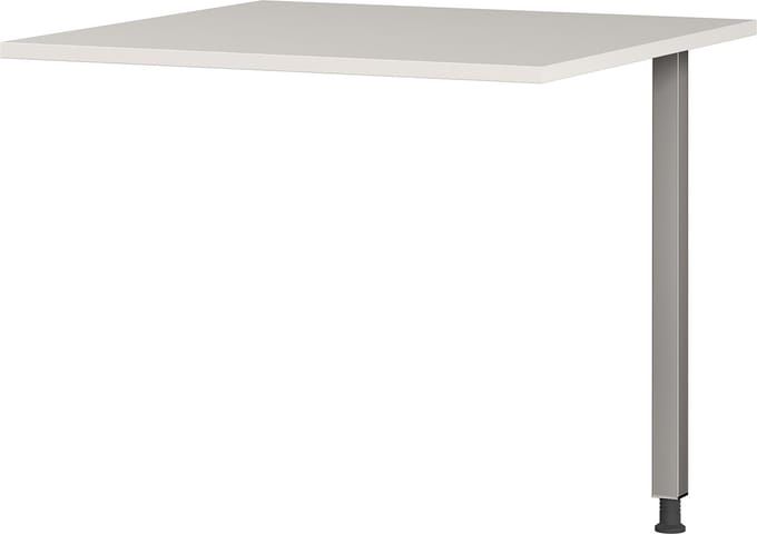 Aanbouwtafel Discovery Lichtgrijs - 80x80cm - Hoogte 80 cm - In hoogte verstelbaar