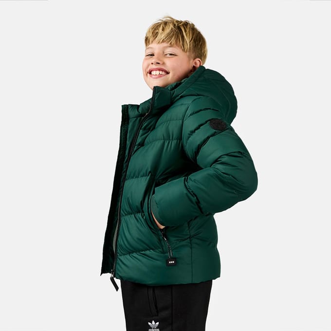 Ajax-puffer jas groen junior