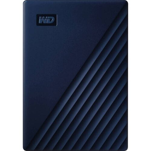 Western Digital My Passport - Compatibel met Mac - Externe Harde Schijf - USB-C & USB-A - HDD - 5 TB - Blauw