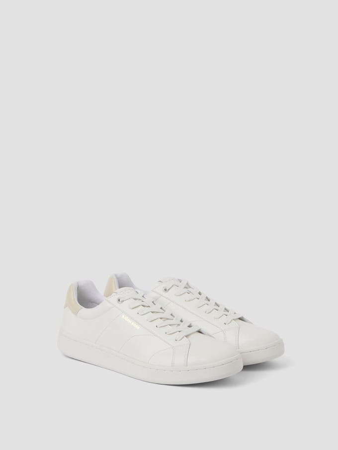 Björn Borg Deuce Dames Sneaker Schoenen Vrouwen - Witte Sneaker - Wit/Zand - Maat 36