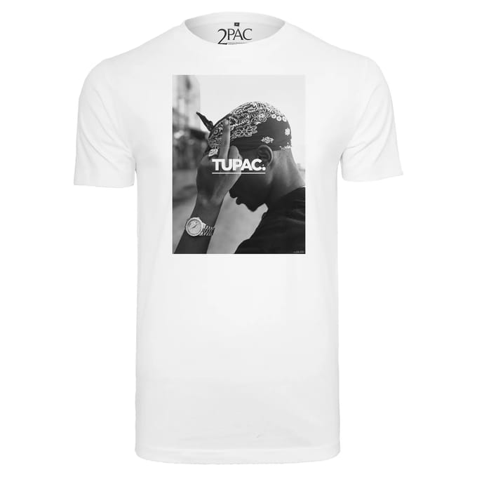 Mister Tee Tupac - 2Pac F*ck The World Heren T-shirt - 2XL - Wit