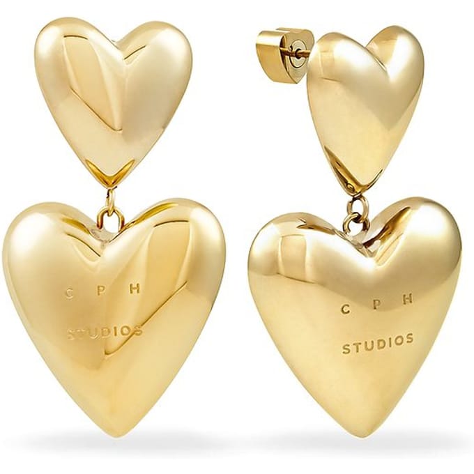 Copenhagen Studios Oorhangers Puffy Hearts CPJ-0001-E-40