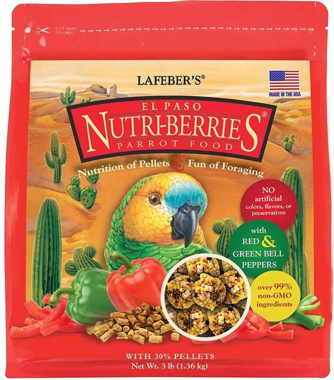 Lafeber Nutri-Berries El Paso - Papegaai - 1,36 kg