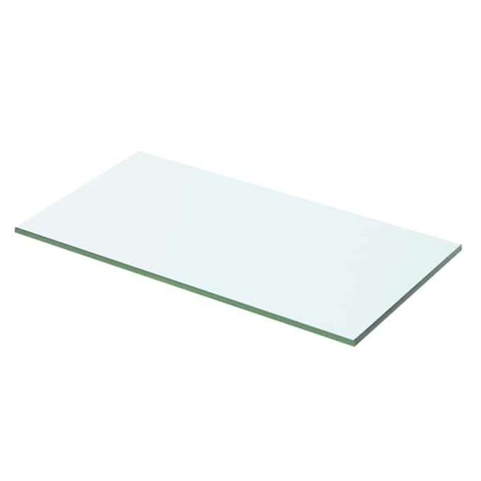 vidaXL - Schappen - 2 - st - 50x20 - cm - glas - transparant