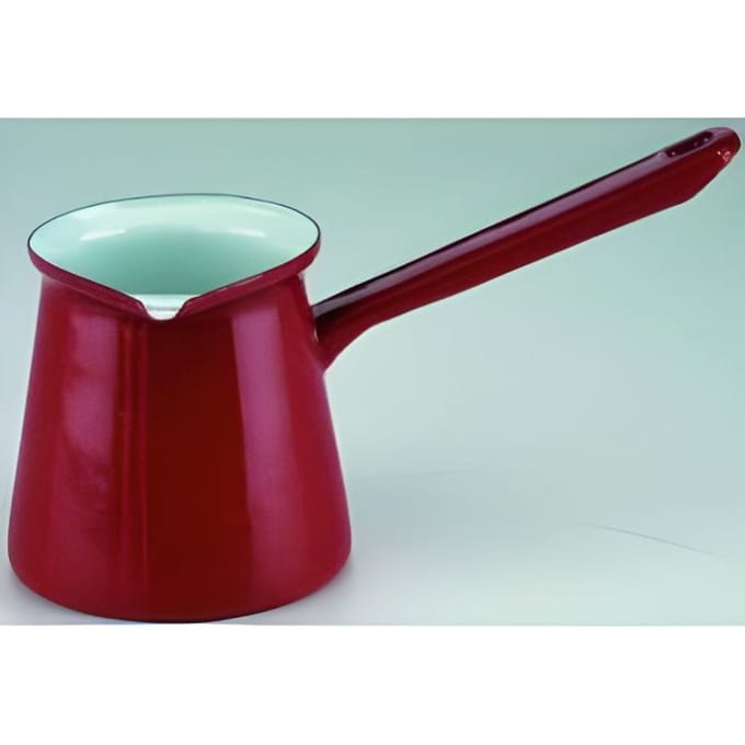 Turkse koffiepot - IBILI - 910145 - Geëmailleerd staal - Rood - 0,50 L