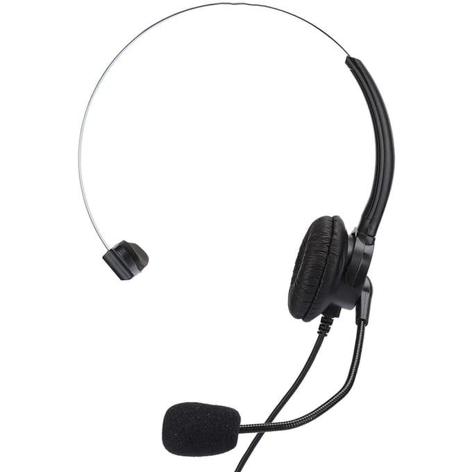 Telefoon Mono Headset Vaste Lijn Telefoon Koptelefoon met Microfoon voor Thuisgebruik