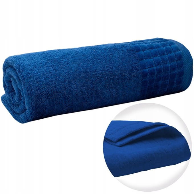 DrBED - Ręcznik Kąpielowy - 70x140 cm - Blau - 100% Katoen