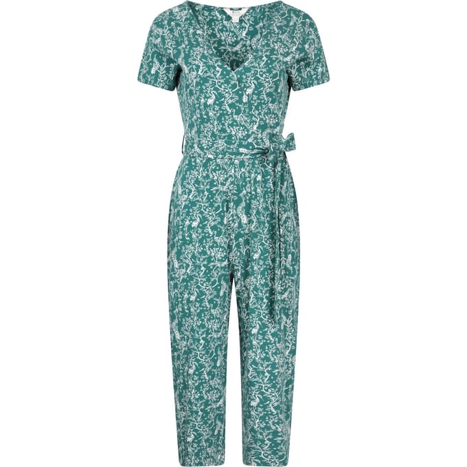 Mountain Warehouse Dames Crane Wrap Jumpsuit (Teal)