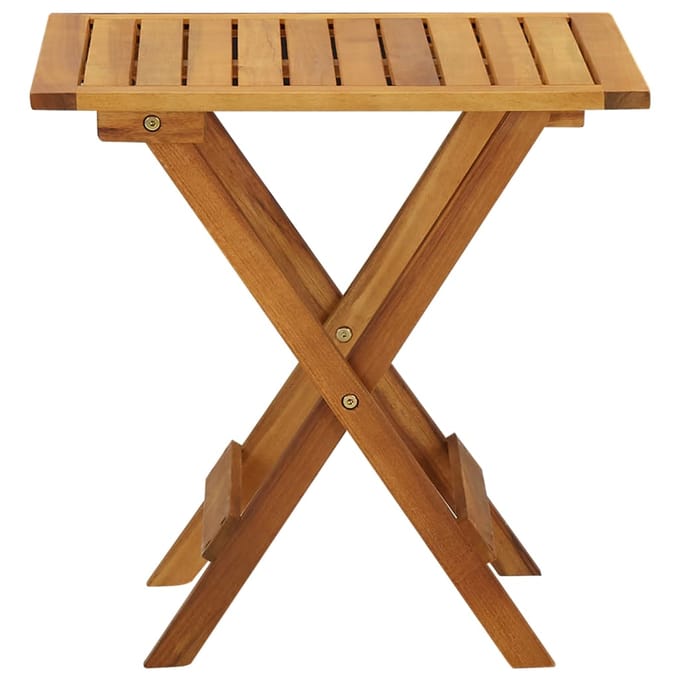 vidaXL - Bistrotafel - 46x46x47 - cm - massief - acaciahout