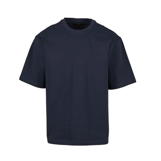 Build your Brand Loose Fit Tee BY391 - Navy - M