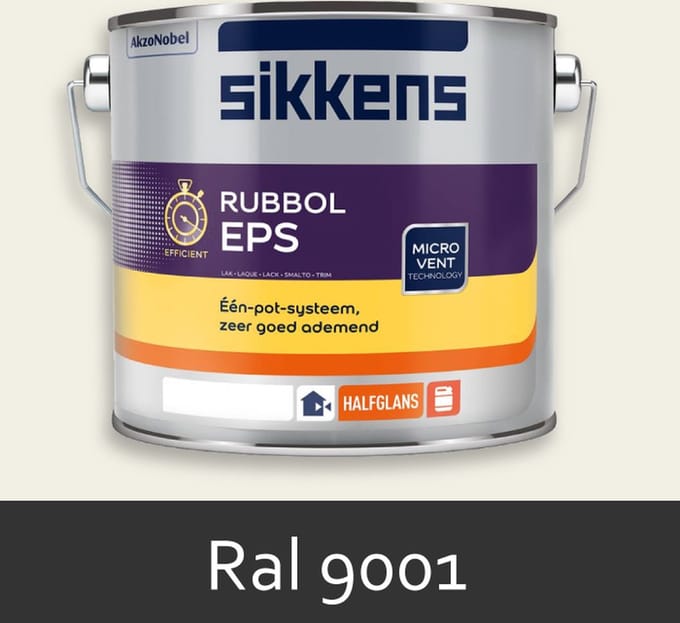 Sikkens Rubbol EPS Ral 9001 2.5 liter