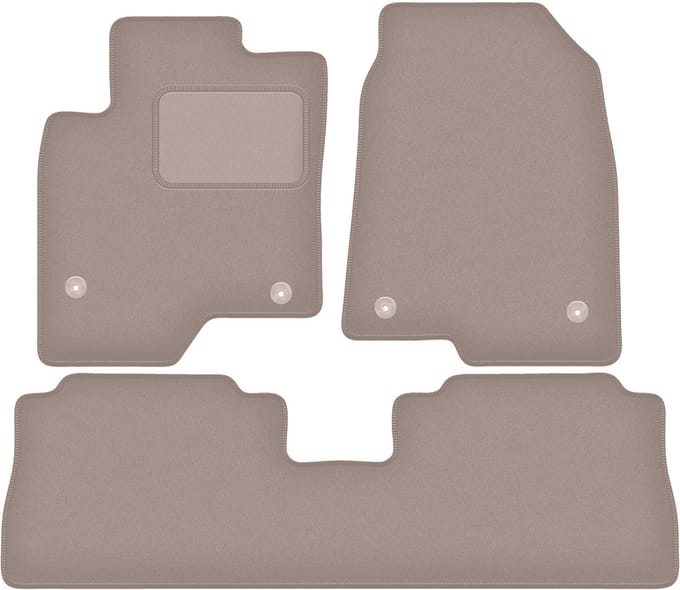 Beige veloursmatten voor: Opel Antara SUV (2006-2017)