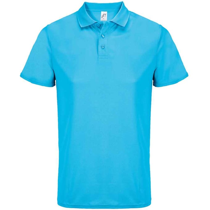 SOLS Unisex Volwassen Pitcher Gerecycled Polyester Poloshirt (Aqua)