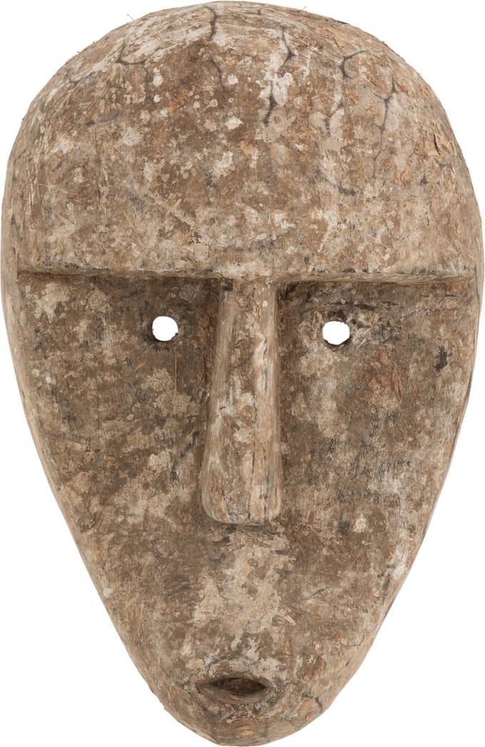 J-Line wanddecoratie figuur Abstract Alabasia - hout - grijs