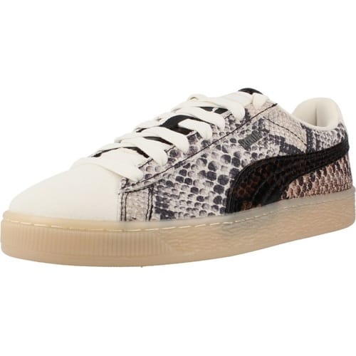 Puma Suede snake frosted ivory lage sneakers dames