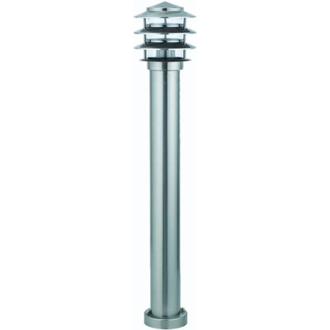 LED Tuinverlichting - Buitenlamp - Staand - RVS - E27 - Rond