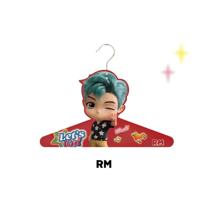 BTS (BangTan Boys)  TinyTAN Hanger_Premium 7 Character Full Set Package, Official, Original, Authentic, K-POP, idol gray