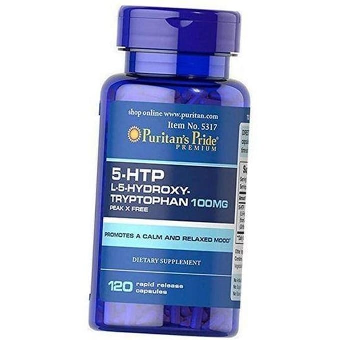 Puritan's Pride - 5-HTP 100 mg (Griffonia Simplicifolia) 60  Capsules