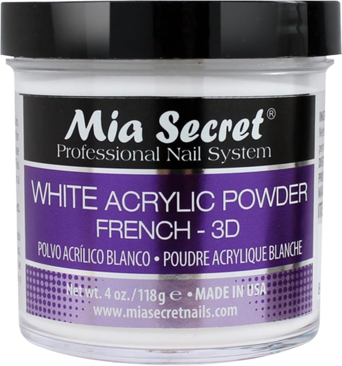 Acryl Poeder Wit 118ml.