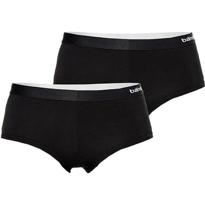 Apollo Dames Hipster Zwart Bamboe 2-pack - Maat L