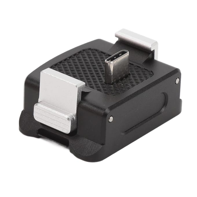 Sportcamera Oplaadadapter Basis Snelontgrendeling Type C Oplaadstation met 14 Montageadapter voor gray