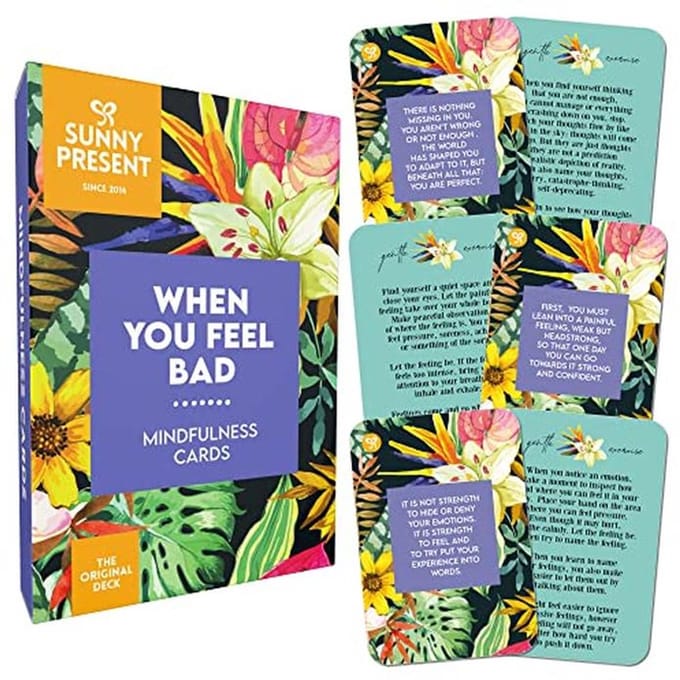Mindfulness-kaarten voor dagelijks welzijn - Positieve affirmaties en mentale ondersteuning