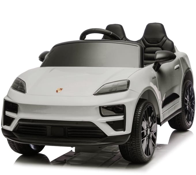 Porsche Macan 12V kinderauto Grijs