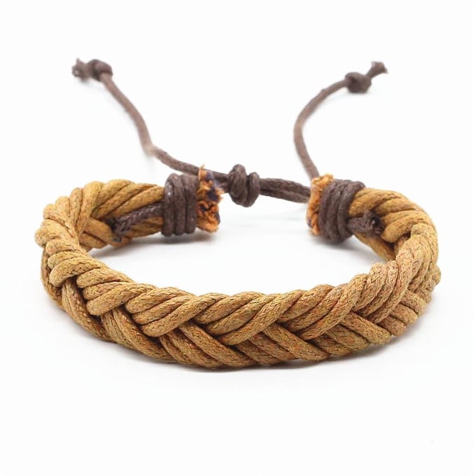 Jomide Armband Heren - Imitatieleer - Bruin