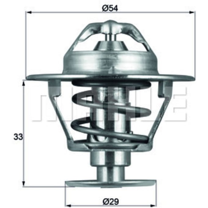 Thermostaat, koelvloeistof MAHLE TX 86 76D