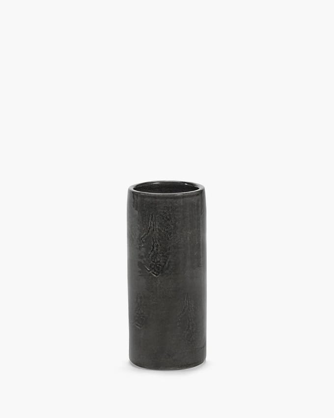 Serax Vincent Van Duysen Vaso vaas D11cm H25cm anthracite