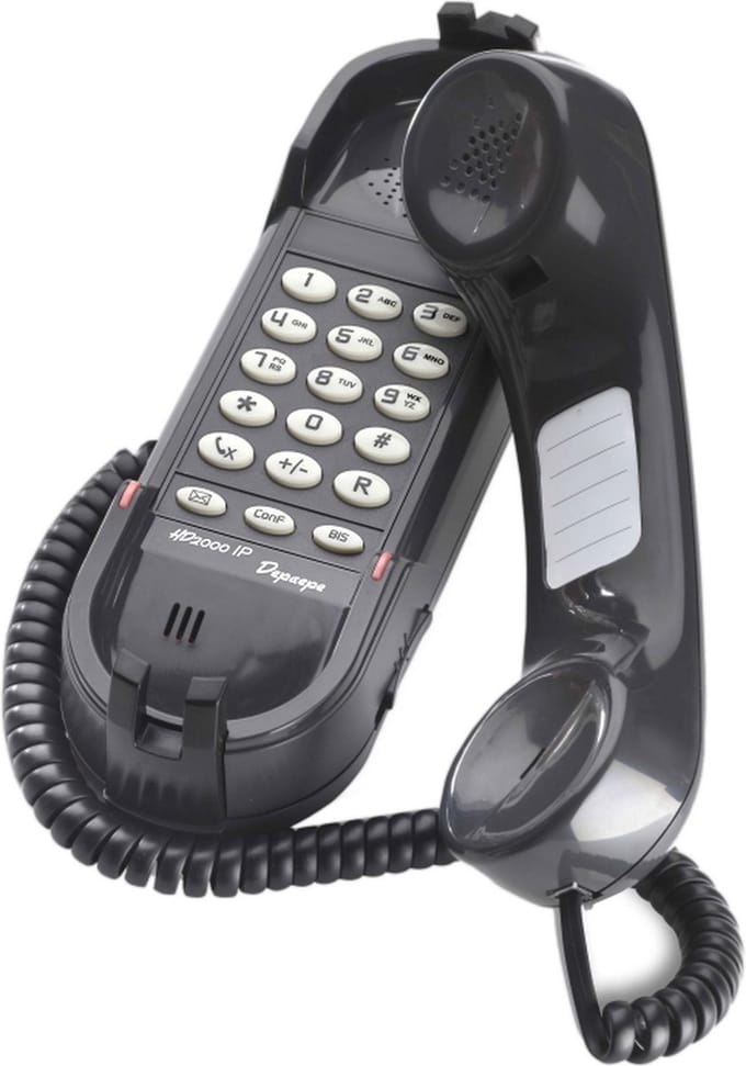 HD-2000 - Analoge telefoon - Zwart
