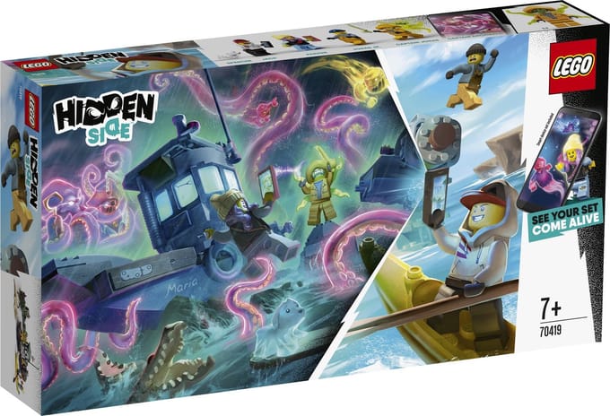 LEGO Hidden Side Schipbreuk met garnalenboot 70419
