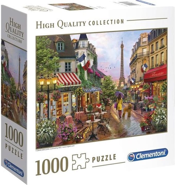 Clementoni Flowers In Paris puzzel 1000 stukjes - Legpuzzel