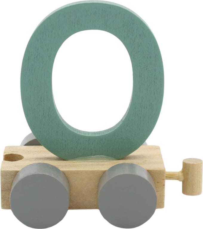 Lettertrein O groen