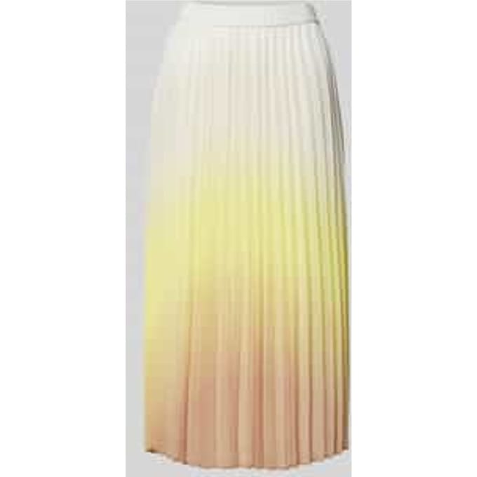 Midirok met plissévouwen