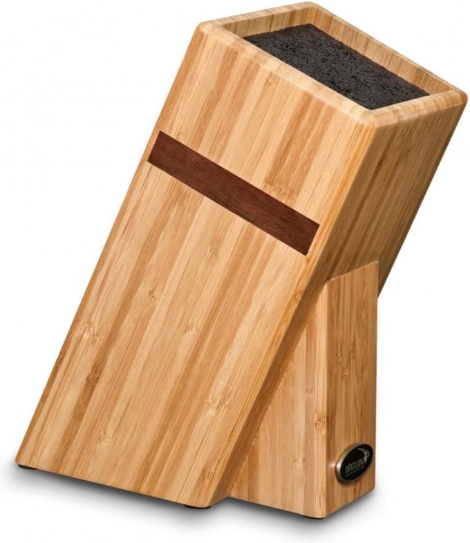 Déglon Universeel messenblok – bamboe – praktisch ontwerp – 25 cm – natuurlijk hout