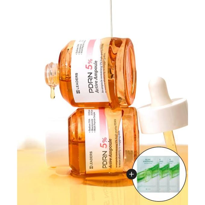 Leaders Cosmetics [2 Stuks] Leaders Pdrn 5 Actieve Ampul 30ml NONE beige