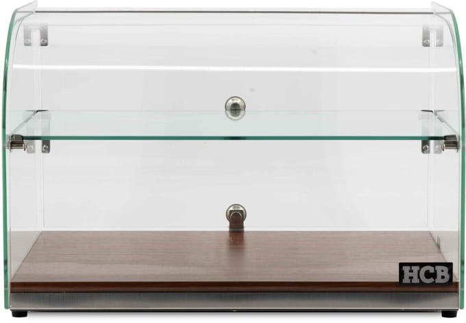 HCB® - Professionele Glazen opzet vitrine 45 liter - 14 kg - 2880