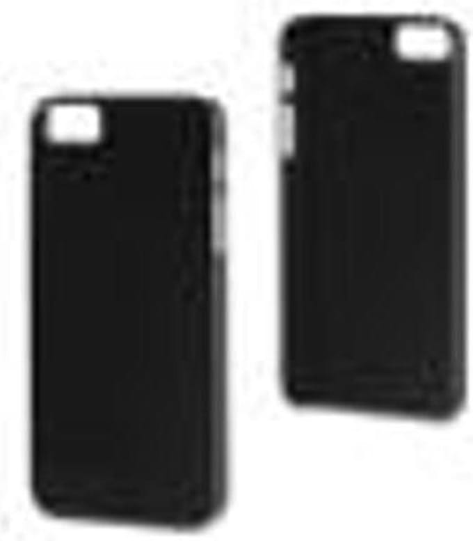 Xqisit iPlate Glossy voor de iPhone 5 en 5S - zwart