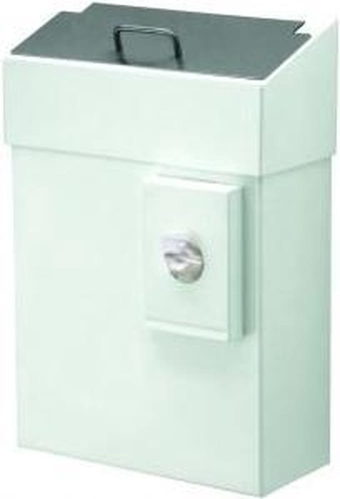MediQoline | Hygiënebak & zakjeshouder | RVS | Inhoud: 10 liter