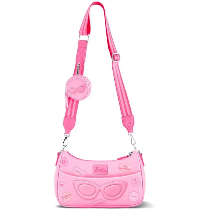 Karactermania - Barbie - Varsity - Fancy 2.0 Crossbody Tas - Schoudertas - Roze