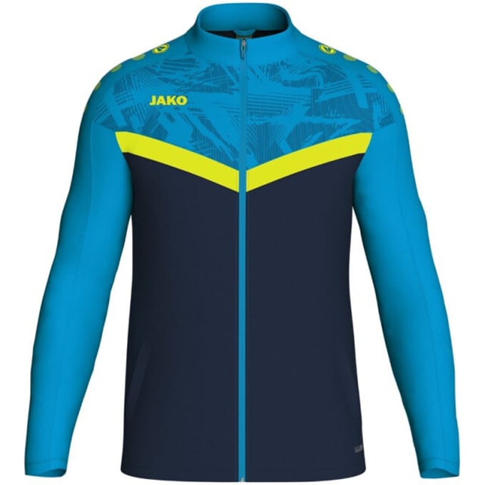 Jako Iconic Polyestervest Kinderen - Marine / Jako Blauw / Fluogeel | Maat: 152